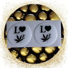 Fatih Sticker Love Damla Sticker 5x5 cm 2 Adet