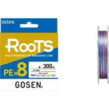 Gosen X8 Roots Pe 8 Örgü Ip Misina 300MT Multi Color