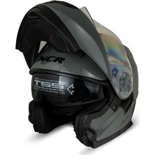 ICON Çene Açılır Koyu Nardo Kask