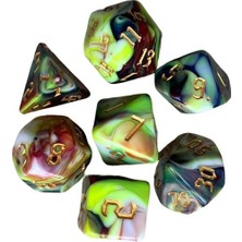 Qixun 7 Parça Çok Taraflı Polyhedral Zar Sahne Dnd Rpg Mtg C Için Parti Kaynağı (Yurt Dışından)