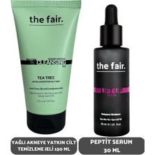 the fair. Yağlı Akneye Yatkın Cilt Temizleme Jeli 150 ml ve Peptit Serum Seti 30 ml