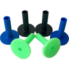 Bahara 6 Paket Kauçuk Golf Egzersiz Alanı Tee Kullanılabilir Golf Aksesuarları Dia. 55MM 70MM (Yurt Dışından)