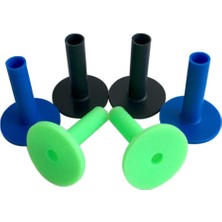 Bahara 6 Paket Kauçuk Golf Egzersiz Alanı Tee Kullanılabilir Golf Aksesuarları Dia. 55MM 70MM (Yurt Dışından)