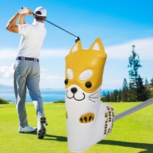 Bahara Su Geçirmez Golf Blade Atıcı Başörtüsü Nakış Kulübü Başkanı Kapak Kaymaz Sarı (Yurt Dışından)