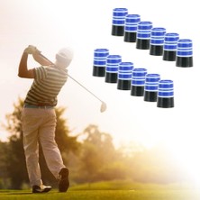 Bahara 12 Paket .370 Siyah Golf Ferülleri Ütüler Için Ahşap Şaftlar Kulübü Aksesuarları Malzemeleri Mavi Beyaz (Yurt Dışından)