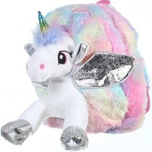 Ascii Zaox  Unicorn Peluş Omuz Çantası