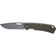 Decathlon Solognac Katlanır Avcı Bıçağı - Haki - 8,5 cm -  V2 - Axis 85