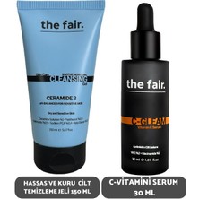 the fair. Hassas ve Kuru Cilt Temizleme Jeli 150 ml ve C Vitamini Serum Seti 30 ml