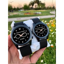 Stony Çift Saatleri Sonsuza Kadar Seninle Sevgili Saatleri Erkek  Kol Saati Doğum Günü Hediyeleri