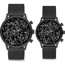 Stony Çift Saatleri Sevgili Saati Siyah Sade Zaman Anlamsız Çift Kol Saati