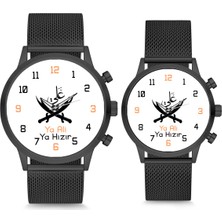 Stony Çift Saatleri Sevgili Saati Ya Ali Ya Hızır Zulfikar Çift Kol Saati