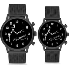 Stony Çift Saatleri Sevgili Saati Atatürk Imzalı ve Silüet Çift Kol Saati