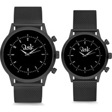 Stony Çift Saatleri Sevgili Saati Aşk Tasarımlı Çift Kol Saati