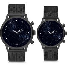 Stony Çift Saatleri Sevgili Saati Sade Gece Tasarım Çift Kol Saati