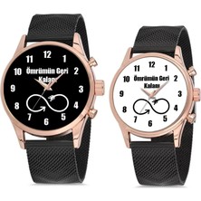 Stony Çift Saatleri Sevgili Saati Ömrümün Geri Kalanı Hasır Çift Saat Sevgililer Günü