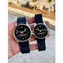 Stony Çift Saatleri Sevgili Saati Bay Çift Kol Saatleri Siyah Sevgililer Günü Hediyesi