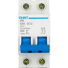 Chint Eb Serisi 2X63A C Tipi Otomatik Sigorta 4,5ka 185640