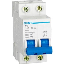 Chint Eb Serisi 2X32A C Tipi Otomatik Sigorta 4,5ka 186469