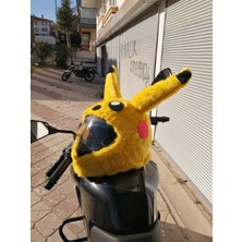 Molnija Peluş Kask Kılıfı Pikaçu