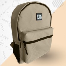 Vatkalimon Unisex Kahverengi  Su Geçirmez Okul ve Sırt Çantası