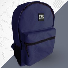 Vatkalimon Unisex Lacivert  Su Geçirmez Okul ve Sırt Çantası