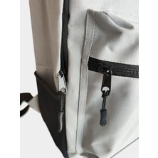 Vatkalimon Unisex Gri  Su Geçirmez Okul ve Sırt Çantası