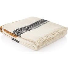 Schafer Home Wave Çift Kişilik Pike 200X230 -1 Parça-Ekru/hardal