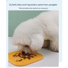 Lucky Bear Evcil Hayvan Servis Altlığı Yavaş Yemek Altlığı (Yurt Dışından)