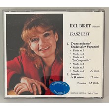 Idil Biret Piano Franz Liszt CD (Orjinal Dönem Baskı)