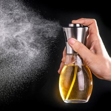 Mevafa Paslanmaz Çelik Başlıklı Cam Spray Yağdanlık