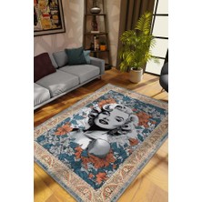 Homshtag Marilyn Monroe,Modern Çiçek Desenli Art Deco Vintage Halı,Çok Renkli Maksimalist Halı