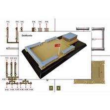 Anıtmaket Anıtkabir Maketi De Monte Kendin Yap 29X17X6 cm Ölçek 1/800
