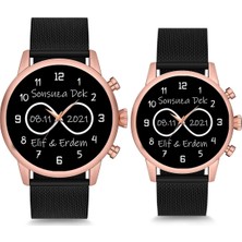 Stony Sonsuza Dek Sonsuzluk Isimli ve Tarihli Sevgili Çift Kol Saatleri