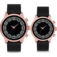 Stony Çift Saatleri Sevgili Saati Sade Beyaz Kadran Çift Kol Saati