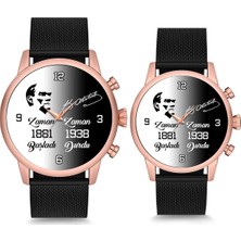 Stony Çift Saatleri Sevgili Saati Atatürk Zaman Anlamsız Çift Kol Saati