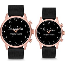 Stony La Tahzen Arapça Kadran Çift Kol Saati