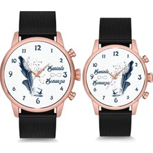 Stony Çift Saatleri Sevgili Saati Seninle Sonsuza Çift Kol Saati