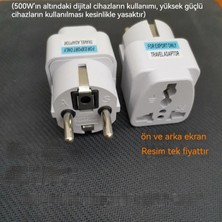 Plug Evrensel Evrensel Alman Standardı Seyahat Apple Şarj Fişi Dönüştürücü (Yurt Dışından)