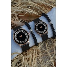 Stony Çift Saatleri Sevgili Saatleri Şık Desen Çift Kol Saatleri