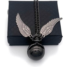 Valkyrie Harry Potter Quidditch Snitch Topu Model Kolye Köstekli Saat