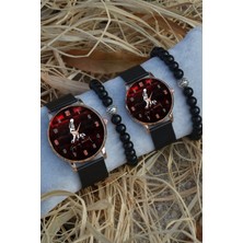 Stony Çift Saatleri Sevgili Saati Atatürk Tasarımlı Çift Kol Saatleri