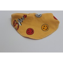 Linora Baby Uzun Kol Smile Basklı Fularlı 3'lü Bebek Takım