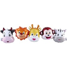 Tinky Winky Safari Temalı Doğum Günü Zincir Balon Set