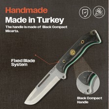 Kam Knife El Yapımı Kılıflı Bıçak - Outokumpu 4116 Çelik - A30 4116 Siyah