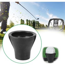 Ashley Golf Ball Retriever Pick Up Varm Cup Grabber Putter Golfçü Siyah (Yurt Dışından)