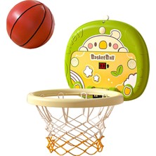 Noooar Mini Basketbol Potası Seti Çocuklar Için Kapı Basketbol Çerçevesi Çocuklar Için Taşınabilir Oyuncak (Yurt Dışından)