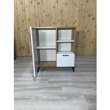 Esyah Lüx Raflı Düşer Kapak  Mutfak Dolabı