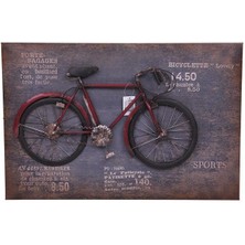 Mevafa Bisiklet Tablo Vintage Pano Dekoratif Ev Ofis Hediyelik