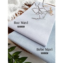 Hobianna Evenweave 27CT Nakış Kumaş 2’li Set - Gökyüzü Ferahlığı