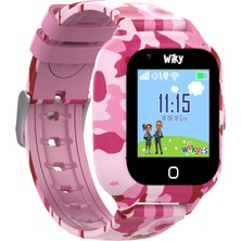 Wiky Watch 4s Kamuflaj Pembe Görüntülü Görüşmeli Akılı Çocuk Saati